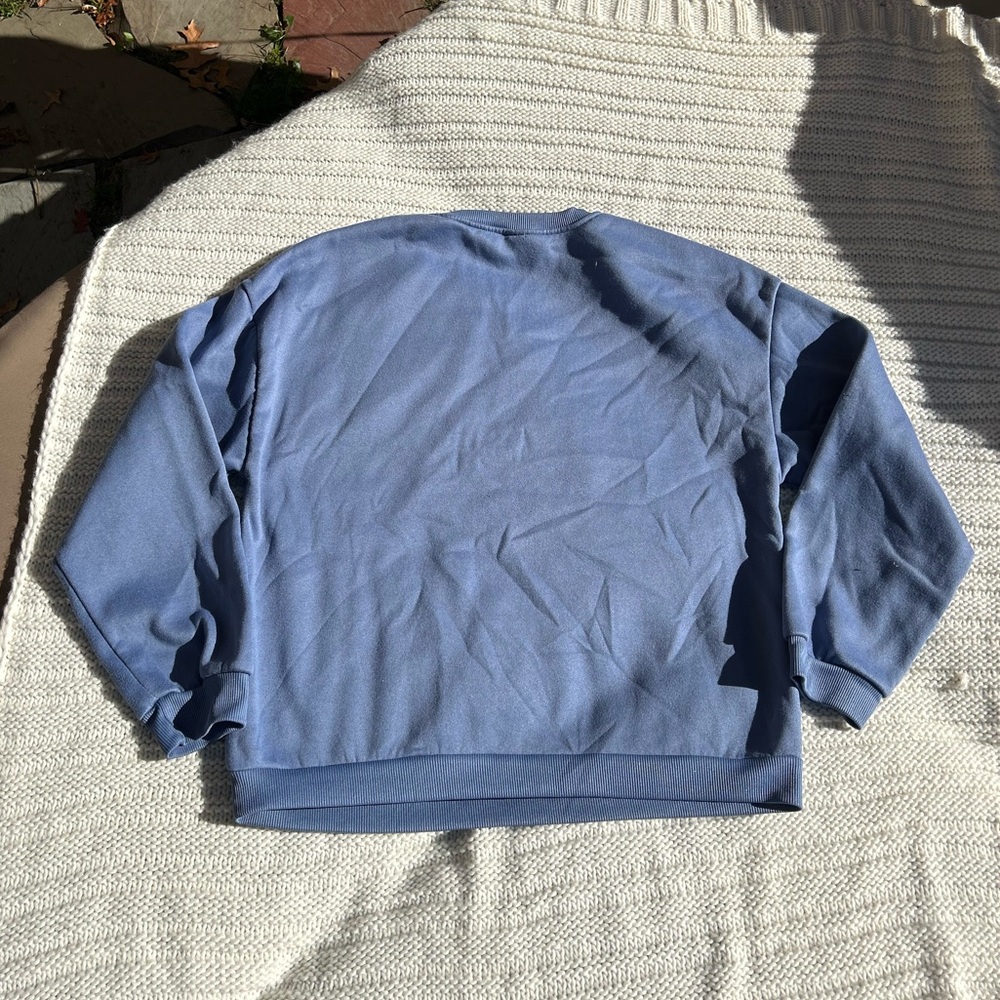 Blue, Graphic Crewneck Sweatshirt, Size L - Picture 2 of 2